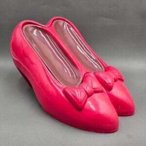 VTG Wizard of Oz Ruby Slippers Cookie Jar 15" Ceramic Enesco 1999